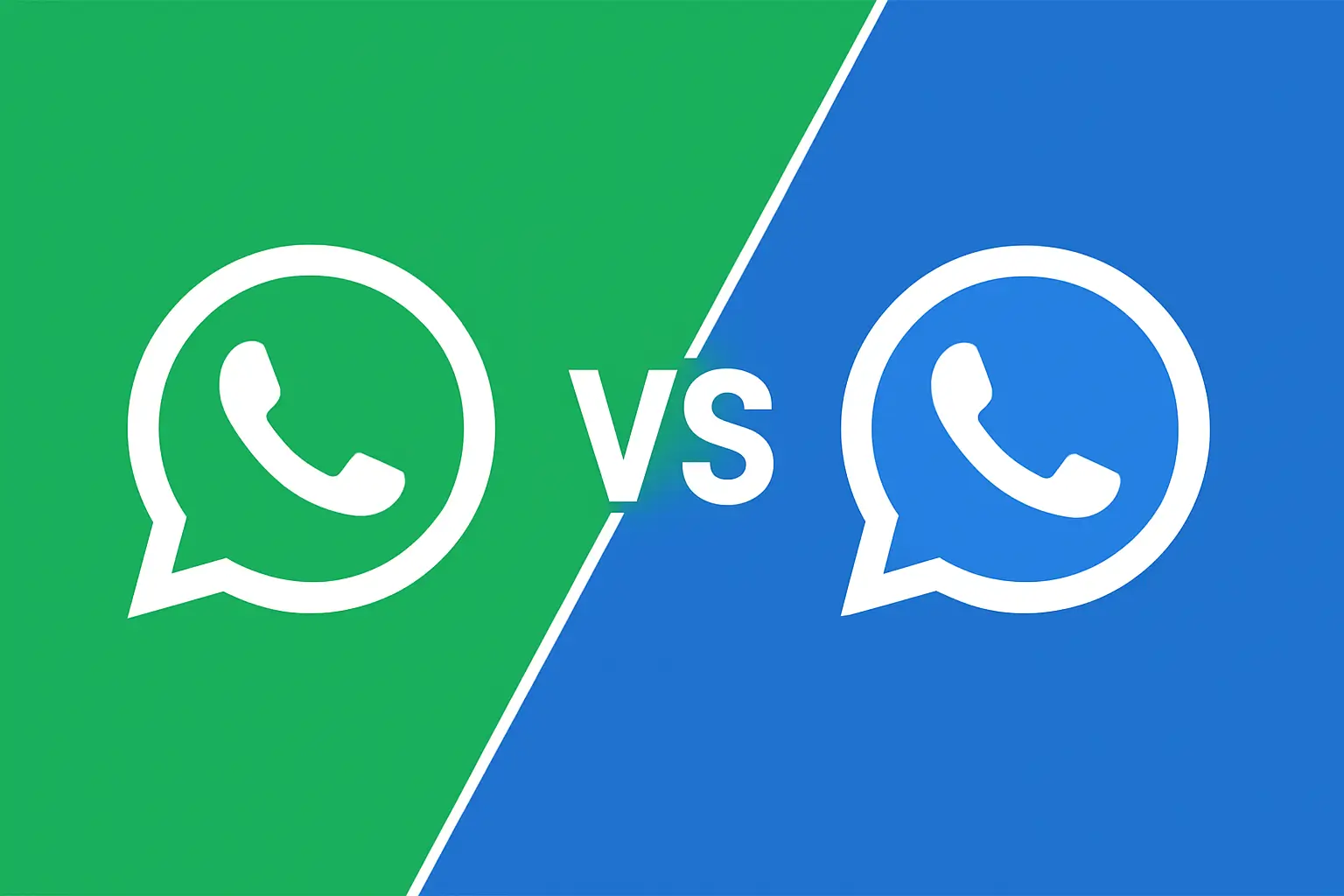 blue whatsapp vs standard whatsapp